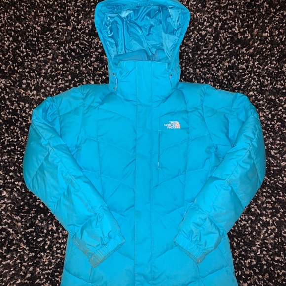 north face hooded puffer